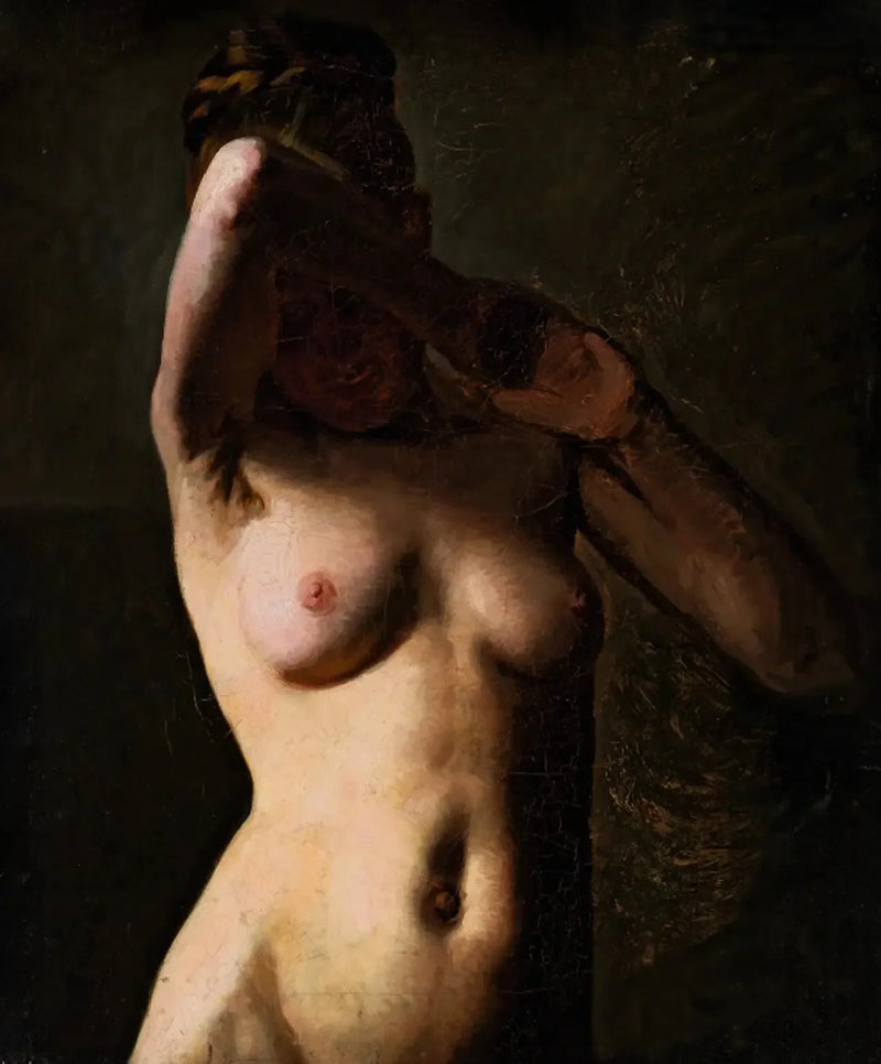 Vrouwelijk model. Halve figuur - Peder Severin Krøyer