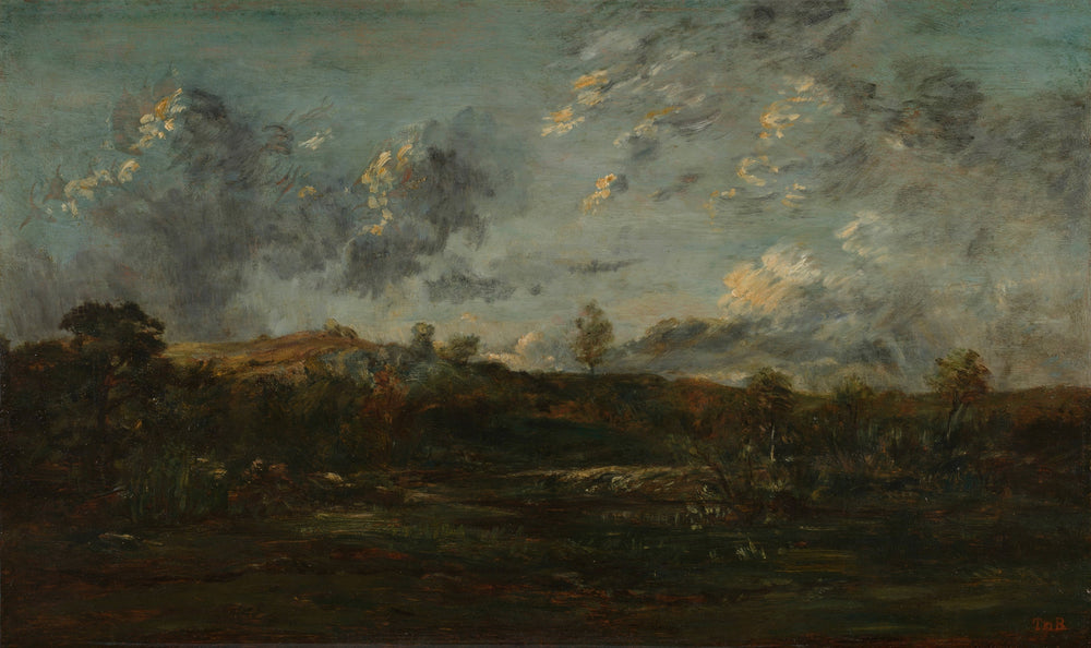 Moeras in Bourgondië - Théodore Rousseau