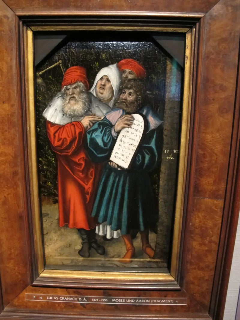 Mozes en Aäron en twee profeten - Lucas Cranach de Oudere