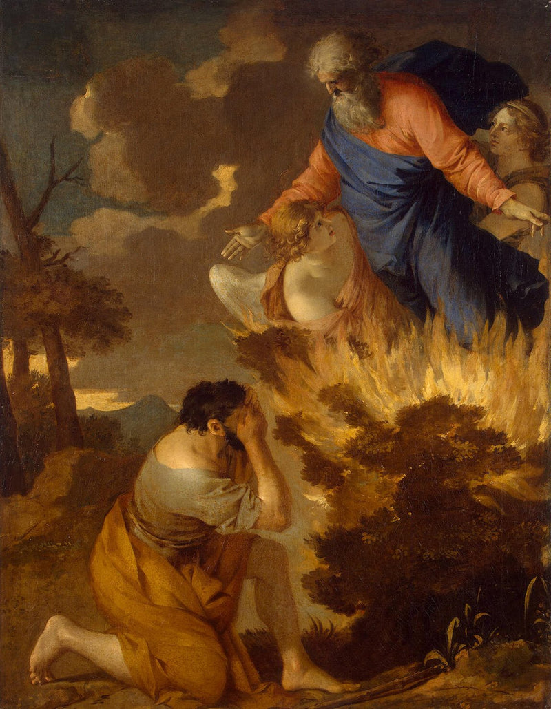Moïse et le buisson ardent - Sébastien Bourdon