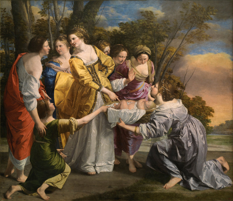 Mozes gered uit de wateren - Orazio Gentileschi