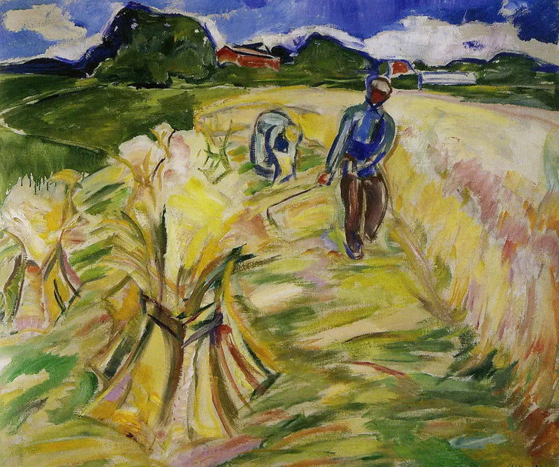 Maïs oogsten - Edvard Munch