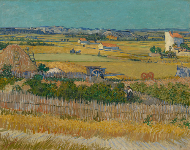 De oogst in La Crau, F412 - Vincent van Gogh
