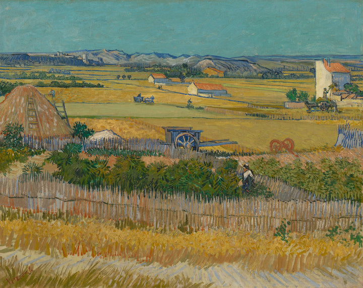 De oogst in La Crau, F412 - Vincent van Gogh