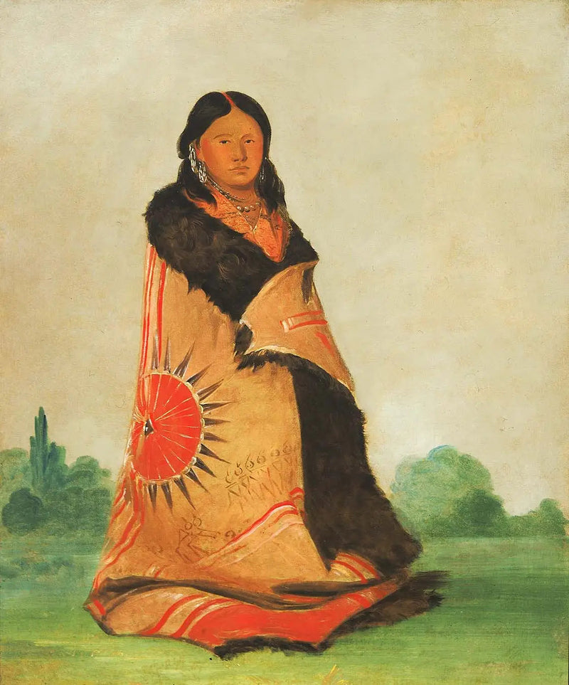 Mong-shóng-sha, Gebogen wilg, echtgenote van de Grote Leider - George Catlin

Source:
Mong-shóng-sha, Saule courbé, épouse du Grand Chef - George Catlin