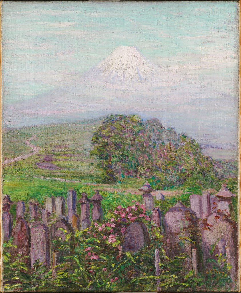 Mont Fuji en zijn grafstenen - Lilla Cabot Perry