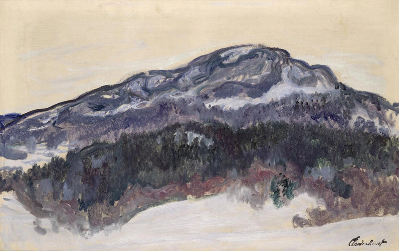Mount Kolsås in Noorwegen, Marmottan W1406 - Claude Monet
