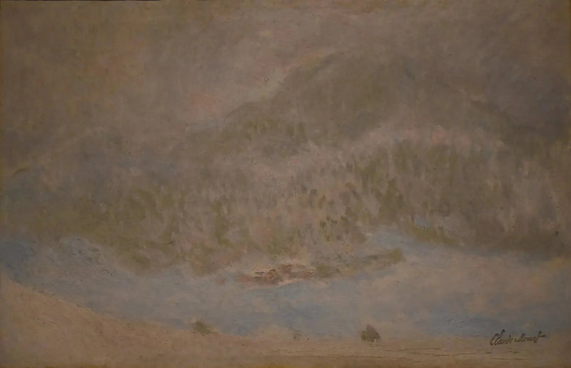 De berg Kolsaas, Noorwegen (Sneeuwstorm) - Claude Monet