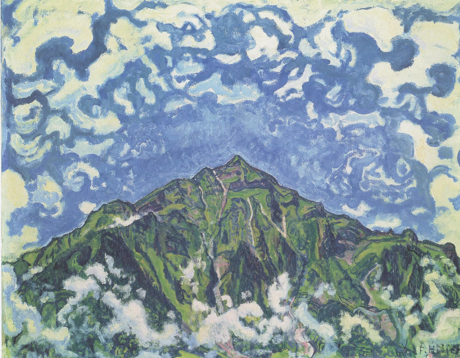 Mont Niesen gezien vanaf Heustrich - Ferdinand Hodler
