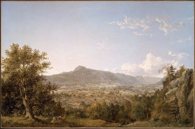 Montagne Schatacook, Housatonic Vallei, Connecticut - Jasper Francis Cropsey