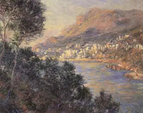 Monte-Carlo gezien vanuit Roquebrune - Claude Monet