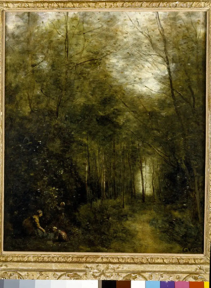 Montfermeuil, de beek in het bos - Jean-Baptiste Camille Corot