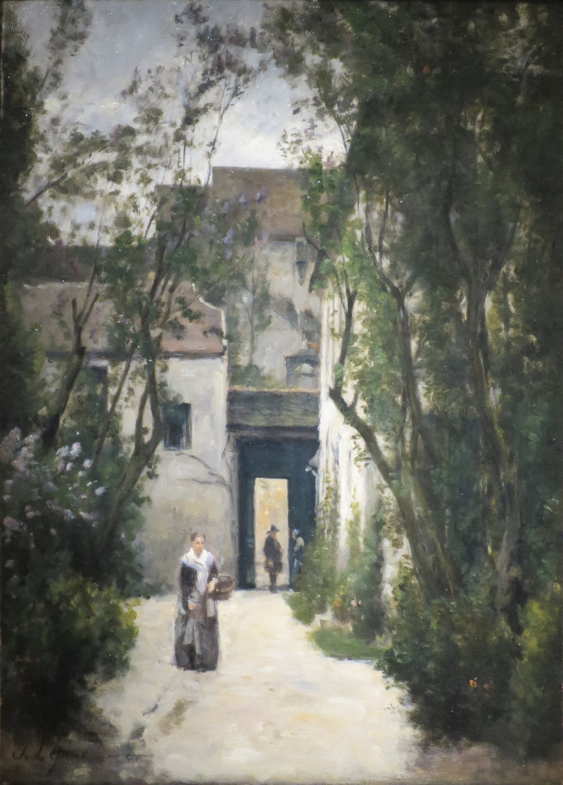 Montmartre. Een binnenplaats in de rue de la Fontenelle - Stanislas Lépine