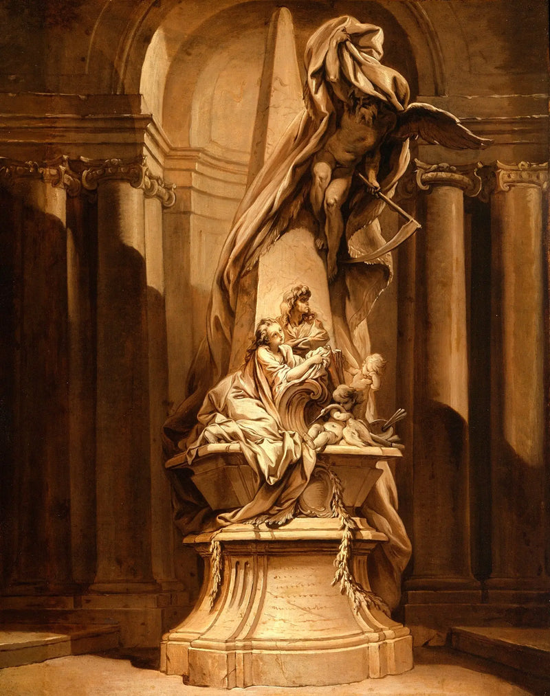 Monument voor Mignard - François Boucher