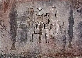 Monument op een begraafplaats - Paul Klee