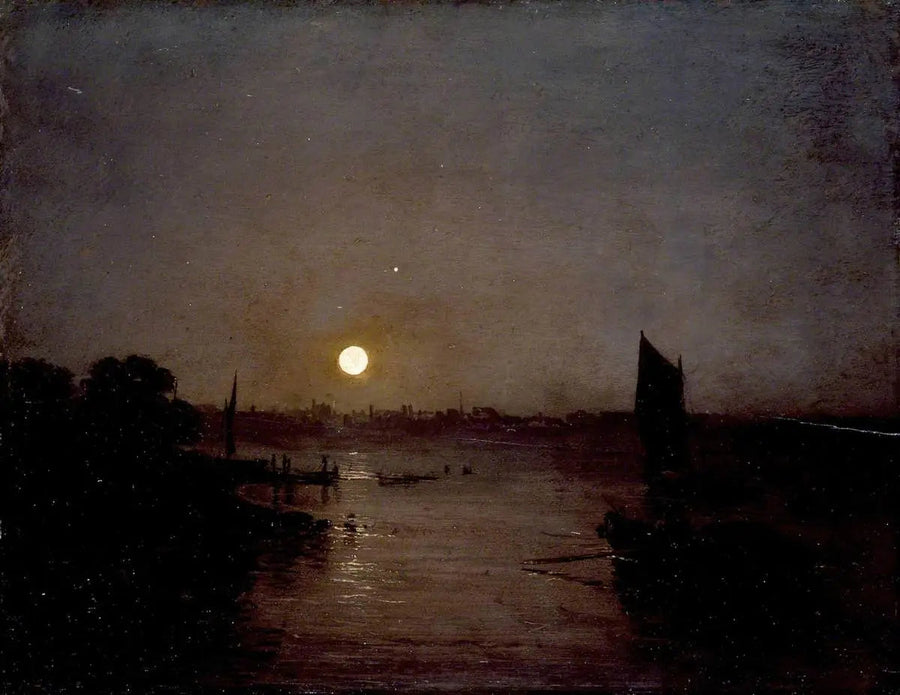 Maanlicht, een Studie in Millbank - J. M. W. Turner