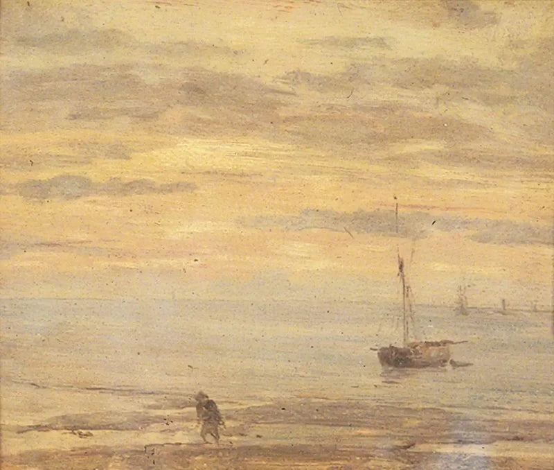 Zeegezicht, avond - Eugène Boudin