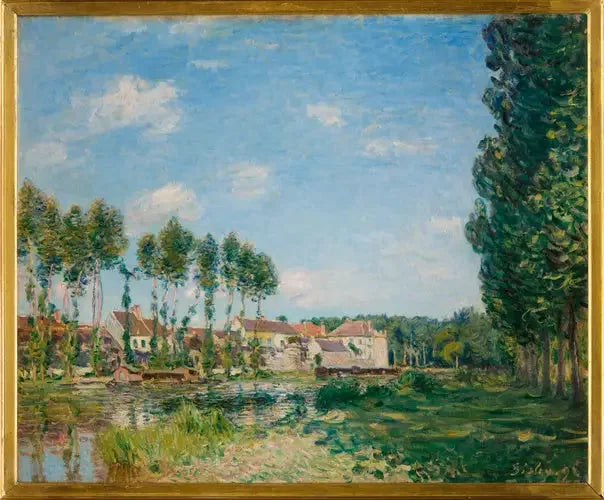 Moret, oevers van de Loing - Alfred Sisley