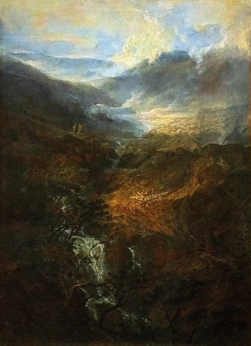 Ochtend tussen de Coniston Fells, Cumberland - J. M. W. Turner