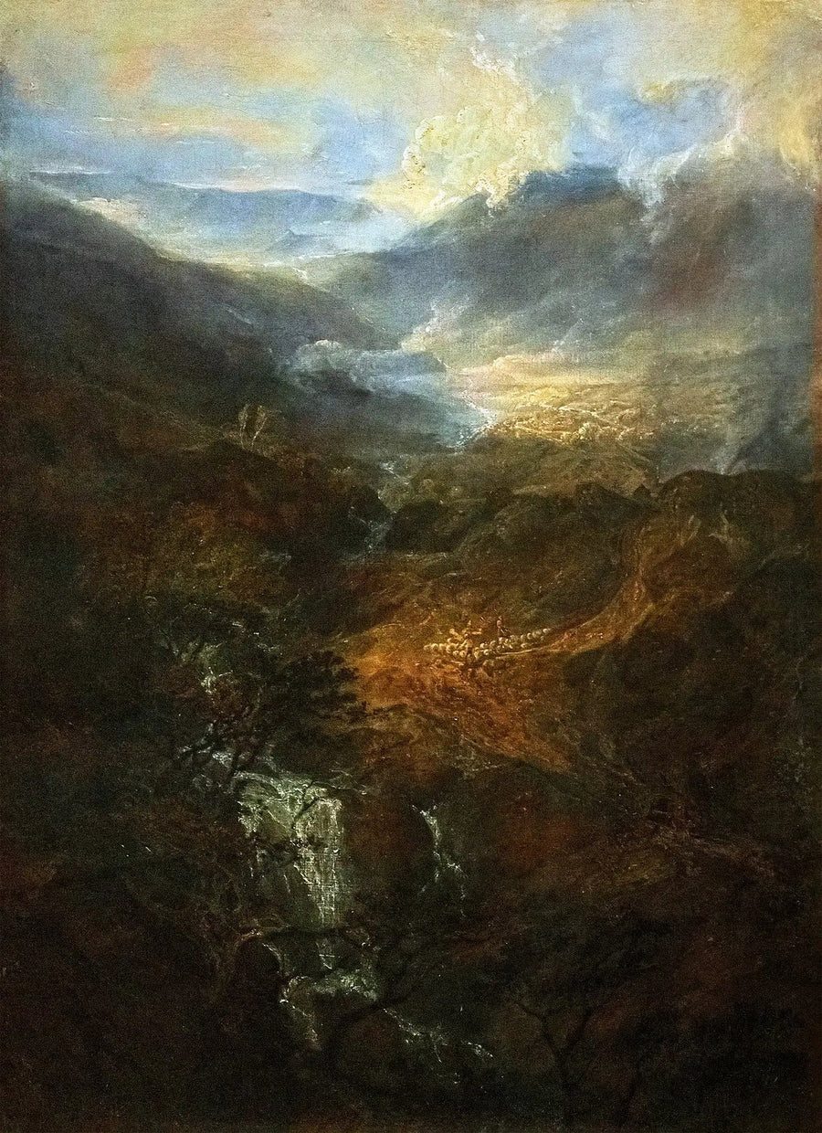 Ochtend tussen de Coniston Fells, Cumberland - J. M. W. Turner