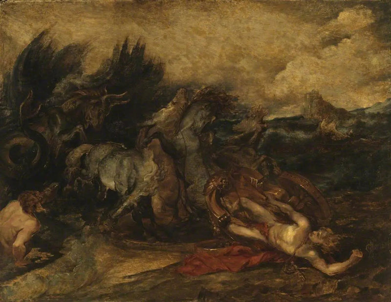 Dood van Hippolyte - Peter Paul Rubens