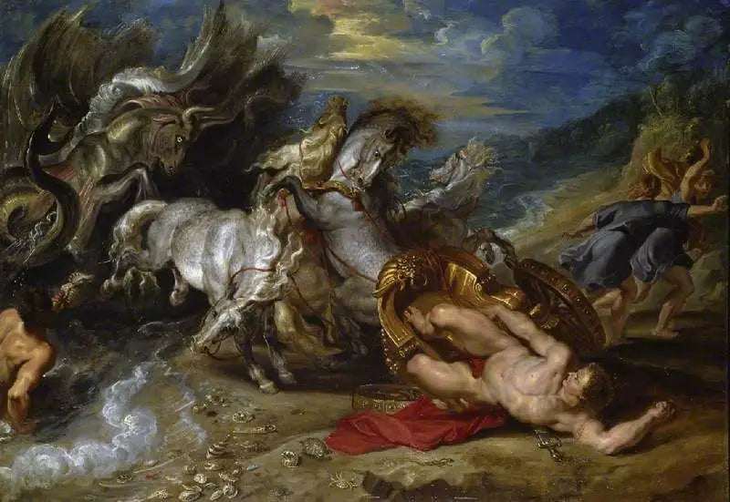 Mort d'Hippolyte - Peter Paul Rubens image 1 reproduction d’œuvre d’art à l’huile