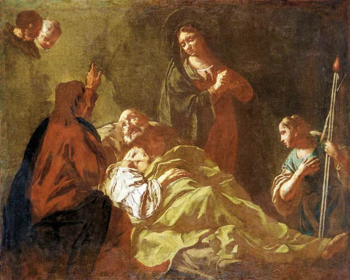 De dood van Jozef - Giovanni Battista Piazzetta