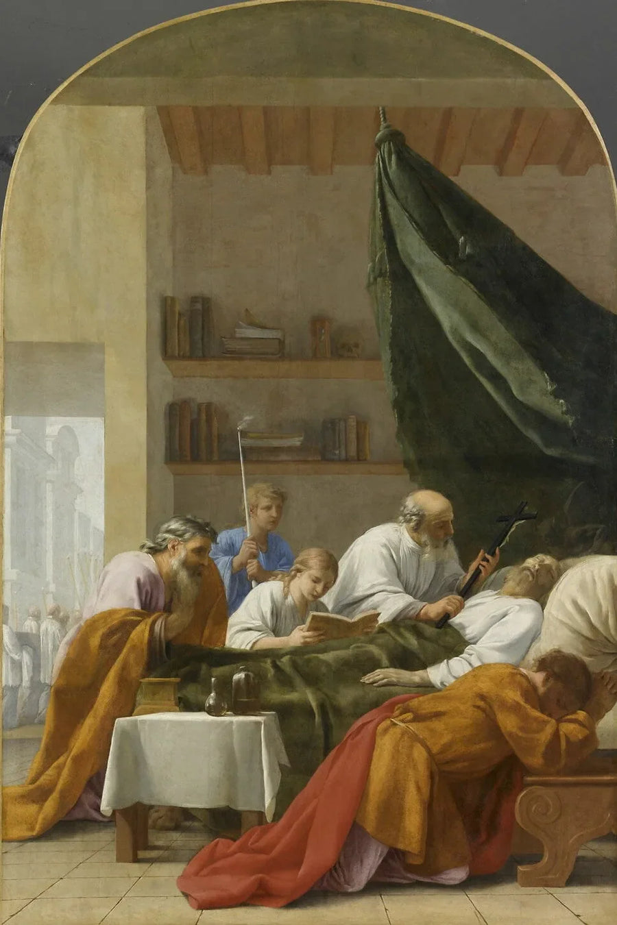 De dood van Raymond Diocres - Eustache Le Sueur
