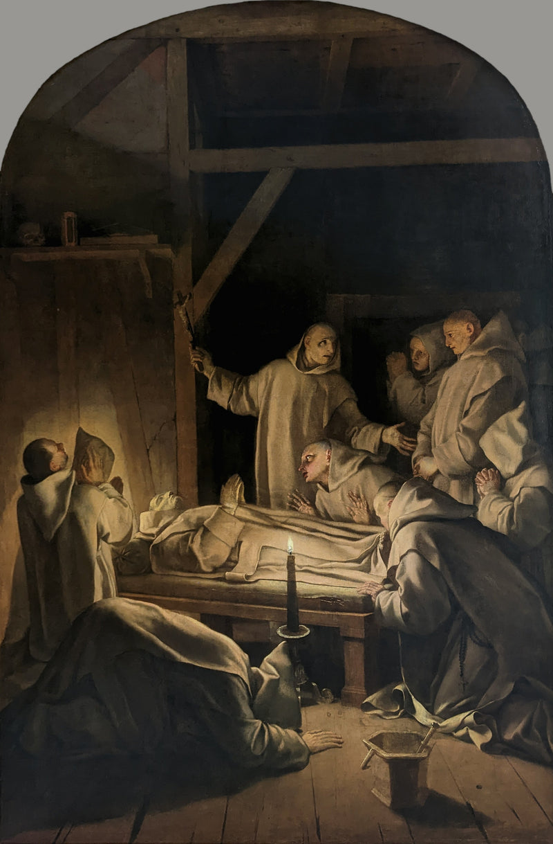 De dood van Sint Bruno - Eustache Le Sueur