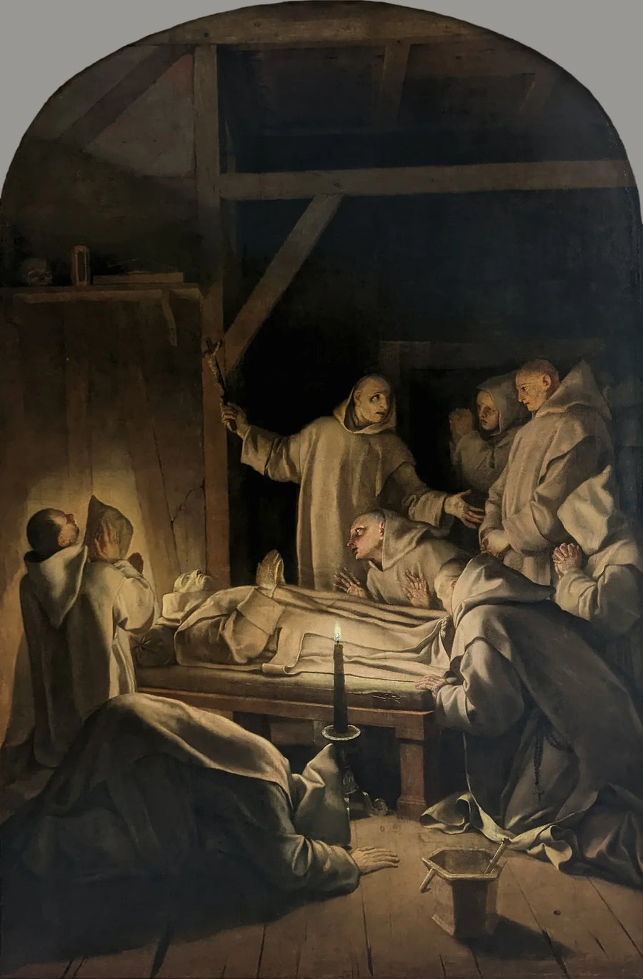 De dood van Sint Bruno - Eustache Le Sueur