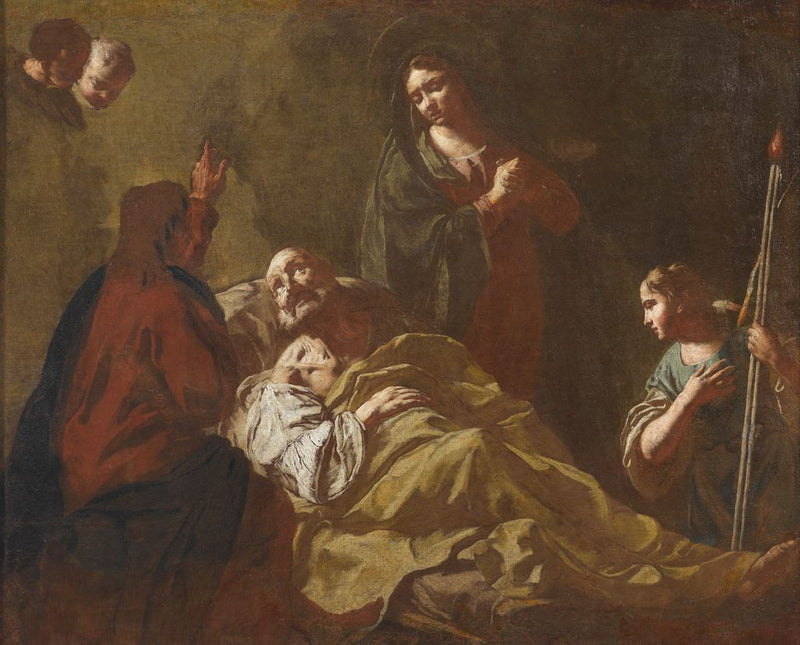 De dood van Sint-Jozef - Giovanni Battista Piazzetta