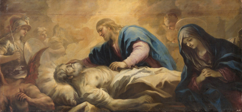 De dood van Sint-Jozef - Luca Giordano