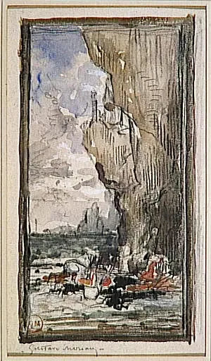 Dood van Sappho - Gustave Moreau