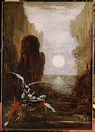 De dood van Sappho - Gustave Moreau