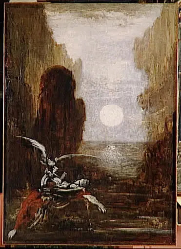 De dood van Sappho - Gustave Moreau