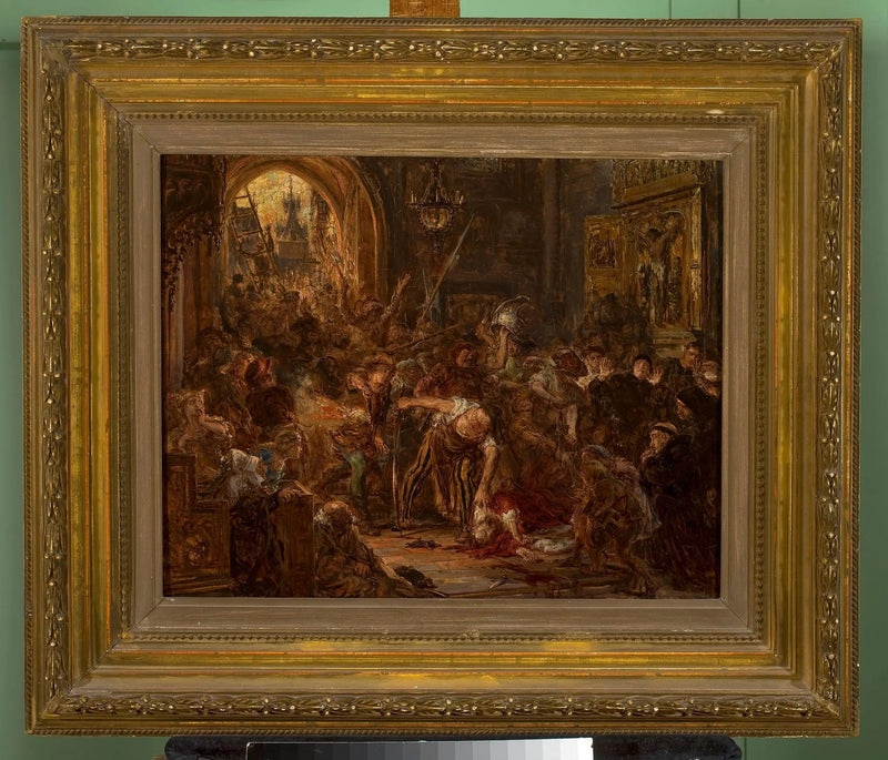 Dood van Tęczyński in de Franciscanerkerk - Jan Matejko

Source:
Mort de Tęczyński dans l'église franciscaine - Jan Matejko