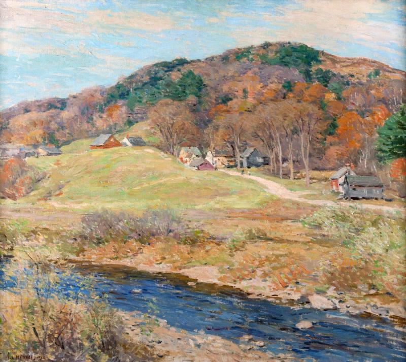 Mozaïek van november - Willard Metcalf