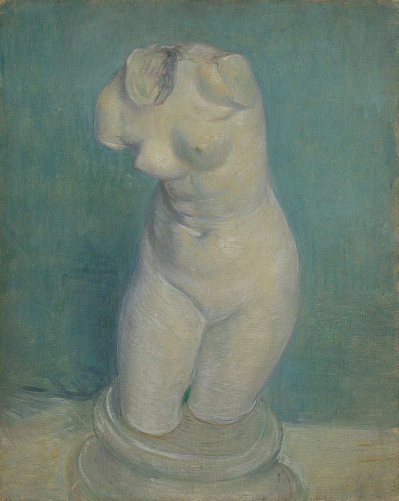 Gipsafgietsel van de torso van een vrouw - Vincent van Gogh