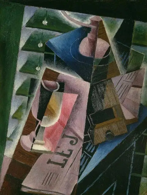 Koffiemolen en glas - Juan Gris