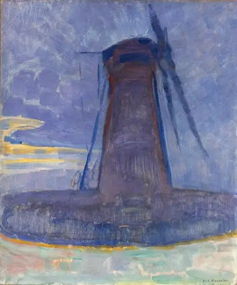 Molen in Domburg - Piet Mondrian