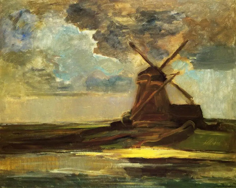 Windmolen aan de Gein - Piet Mondrian