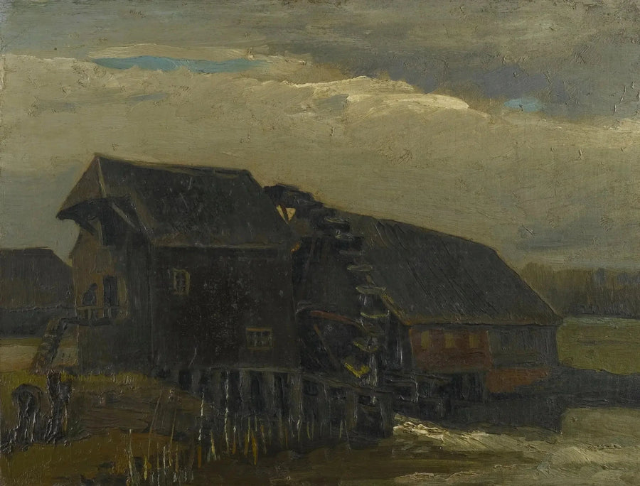 Watermolen van Opwetten - Vincent van Gogh