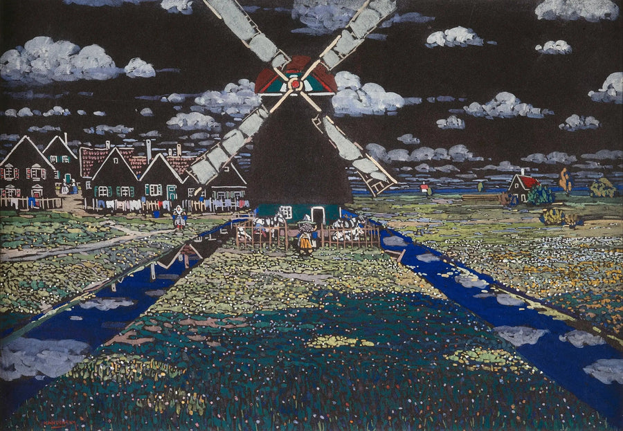 Molen in Nederland - Vassily Kandinsky