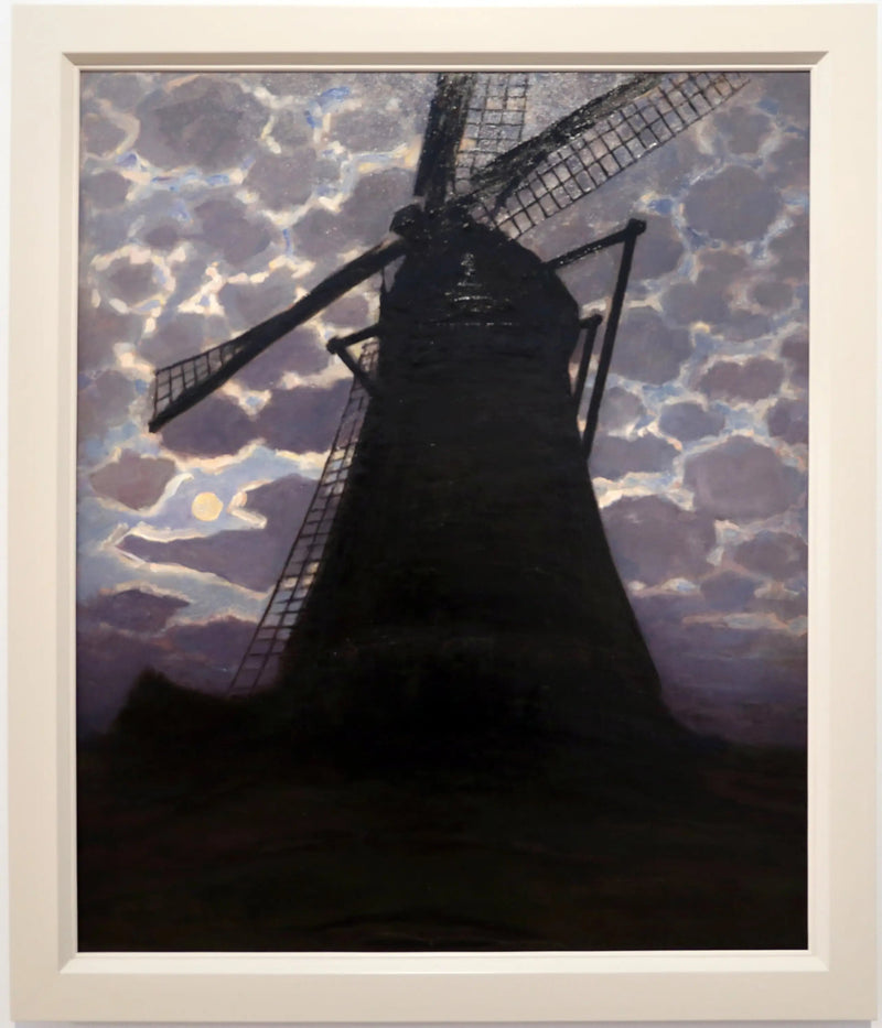 Moulin in de avond - Piet Mondrian