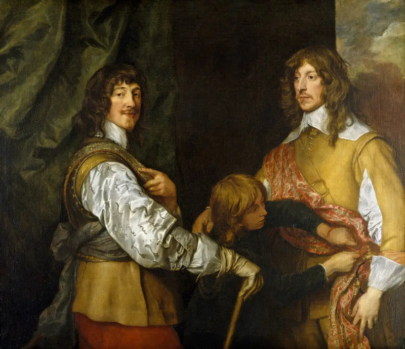 Mountjoy Blount, 1e graaf van Newport (1597-1665), Lord George Goring (1608-1657) en een page - Antoine van Dyck

Source:
Mountjoy Blount, 1er comte de Newport (1597-1665), Lord George Goring (1608-1657) et un page - Antoine van Dyck