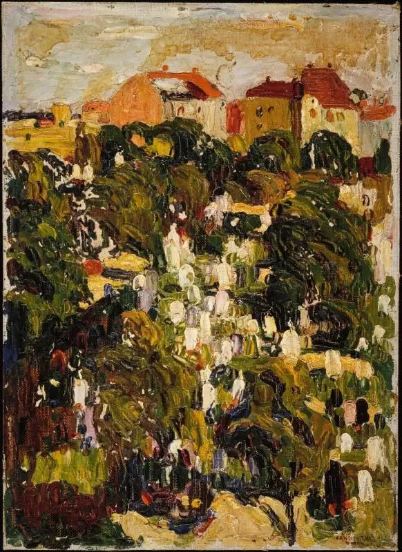 München, de Noordelijke Begraafplaats - Vassily Kandinsky