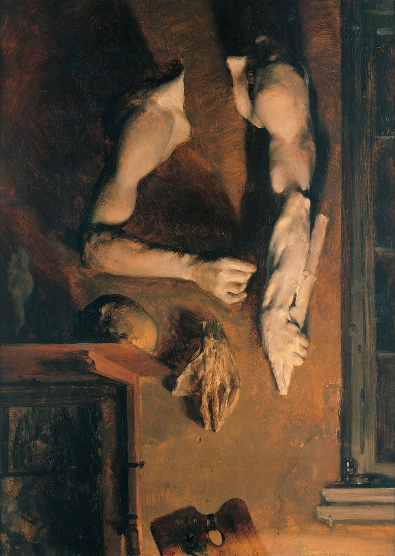 Ateliermuur - Adolph von Menzel