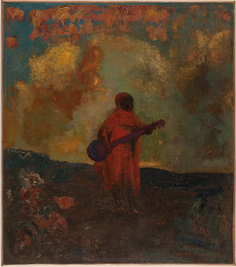 Arabische musicus - Odilon Redon
