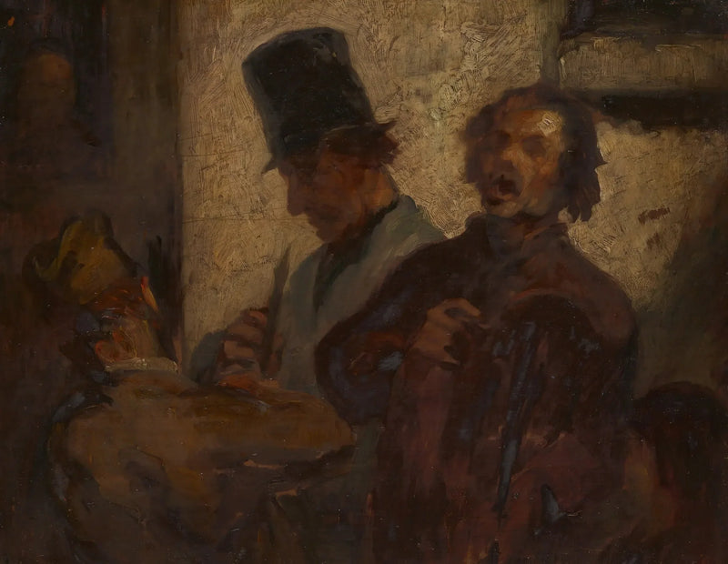 Straatmuzikanten - Honoré Daumier