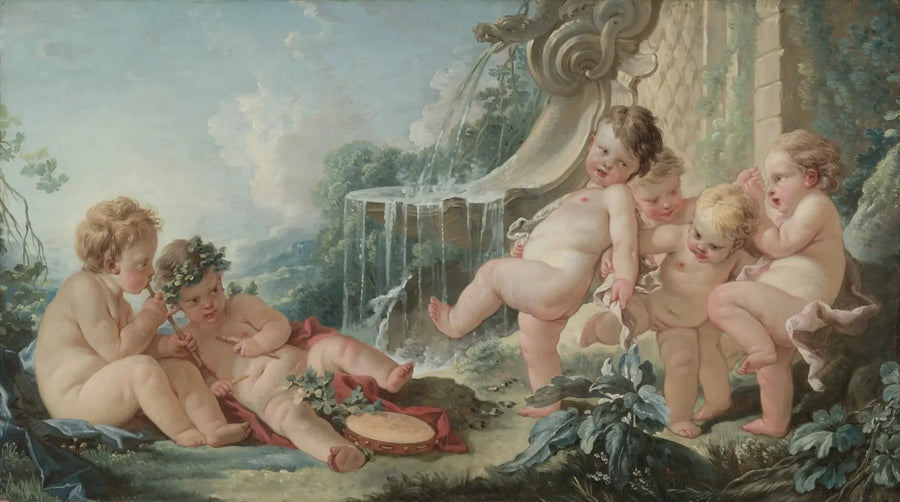 Muziek, dans en cupido's in samenzwering - François Boucher
